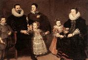 VOS, Cornelis de Family Portrait oil painting